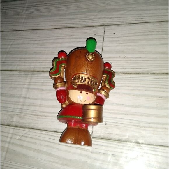 Vintage Hallmark Ornament Yesteryears 1976 Drummer Boy Keepsake Tree Decor - Picture 3 of 8